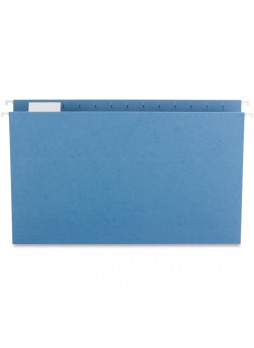 Legal - 8.50" Width x 14" Sheet Size - 1/5 Tab Cut - Blue - Recycled - 25 / Box - sprsp5315blu